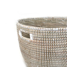 Load image into Gallery viewer, White Oval Basket Storage Baskets Powered by People 
