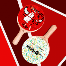 Load image into Gallery viewer, NBA Ping Pong Paddle Games round21 Chicago Bulls 
