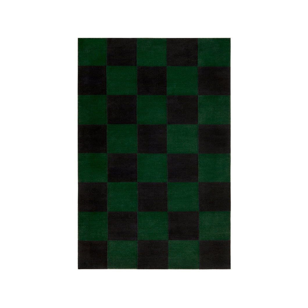 Square Area Rugs Nordic Knots Green 2.5' X 9' 