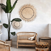 Load image into Gallery viewer, Sun Circle - Natural Wall Accents Powered by People 
