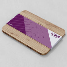 Load image into Gallery viewer, Wave Chop &amp; Slide Cutting Board, Large Purple Cutting Boards Trebonn 
