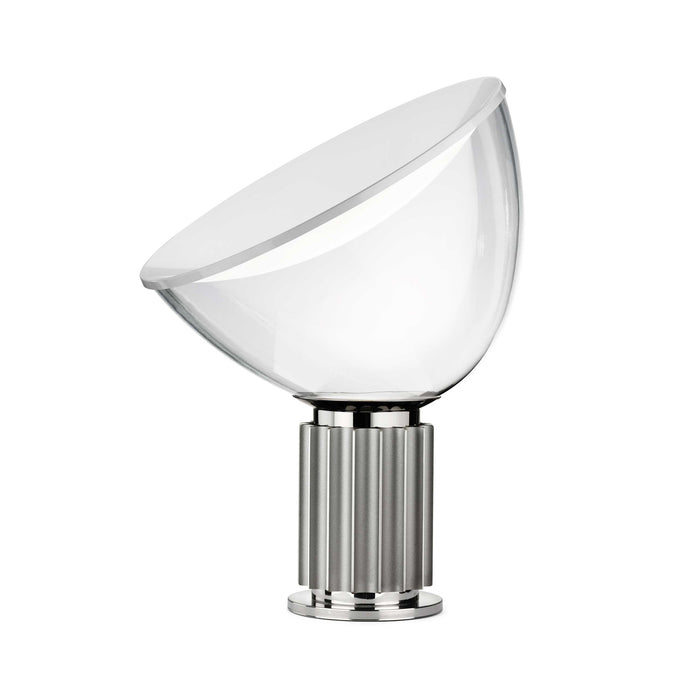 Taccia Table Lamp, Small Table & Desk Lamps FLOS Anodized Silver 