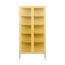 Load image into Gallery viewer, The Collector in Butter Cabinets Mustard Made US 
