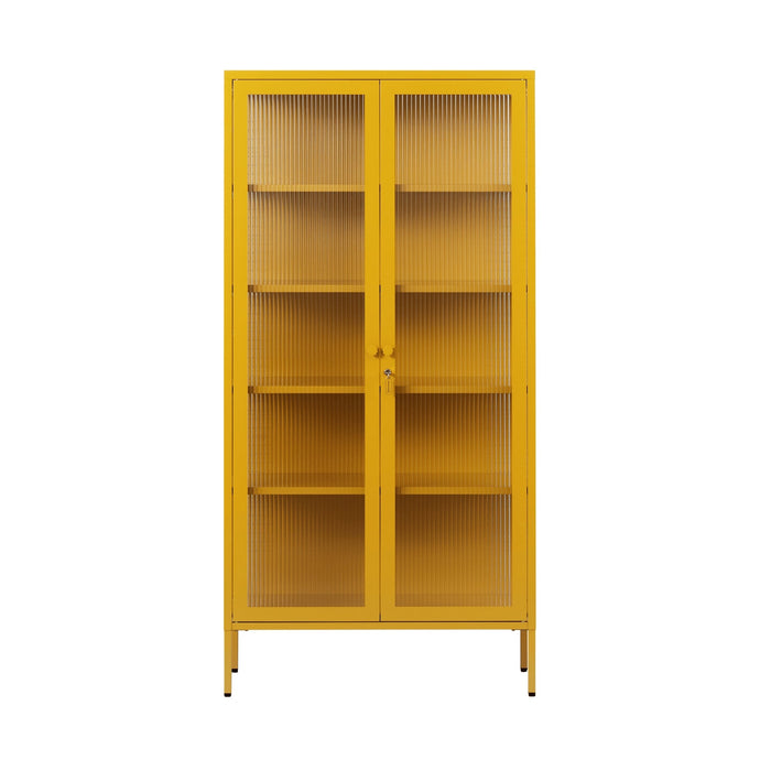 The Collector in Mustard Cabinets Mustard Made US 