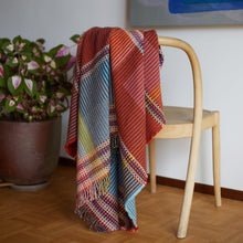 Load image into Gallery viewer, Lambswool Pinstripe Throw, Beatrix Throws Wallace Sewell 
