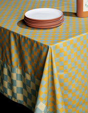 Load image into Gallery viewer, Tablecloth, Reversible Checker Tablecloths Tortuga Forma 
