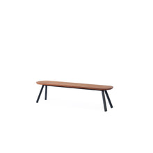 Load image into Gallery viewer, You and Me Bench, Quickship Benches RS Barcelona Black 71&quot; 
