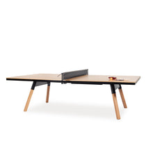 Load image into Gallery viewer, You and Me Ping Pong Table Game Tables &amp; Accessories RS Barcelona Black Oak 
