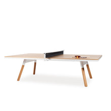 Load image into Gallery viewer, You and Me Ping Pong Table Game Tables &amp; Accessories RS Barcelona White Oak 
