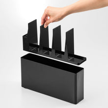 Load image into Gallery viewer, Tower Utensil &amp; Thin Cutting Board Holder - Steel Utensil Holder Yamazaki Home 
