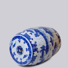 Load image into Gallery viewer, Willow Ware Blue and White Porcelain Garden Seat Stools Cobalt Guild 
