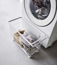 Load image into Gallery viewer, Tower Rolling Wire Basket (14.8&quot; H) - Steel Laundry Baskets Yamazaki Home 
