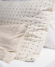 Load image into Gallery viewer, Cross-Stitch Standard Sham - Bone Pillows Anchal Project 
