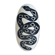 Load image into Gallery viewer, Snake Ellipse Serving Bowl / Wall Hanging, Onyx Serving Platters Demetria Chappo Dia Loop 

