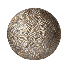 Load image into Gallery viewer, Seed Pod Sculpture Discus - Gold Demetria Chappo 

