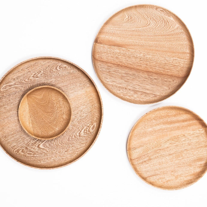 Rosa Morada Wooden Base Platter Platters Powered by People 