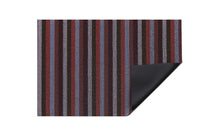 Load image into Gallery viewer, Even Stripe Shag Mat Area Rugs Chilewich Berry 18&quot;x28&quot; 
