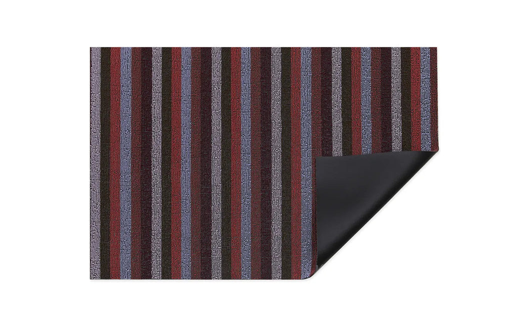 Even Stripe Shag Mat Area Rugs Chilewich Berry 18