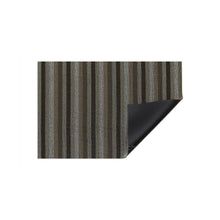 Load image into Gallery viewer, Even Stripe Shag Mat Area Rugs Chilewich Mocha 18&quot;x28&quot; 
