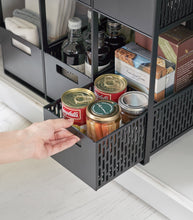 Load image into Gallery viewer, Two-Tier Cabinet Storage Basket Baskets and Bins Yamazaki Home 
