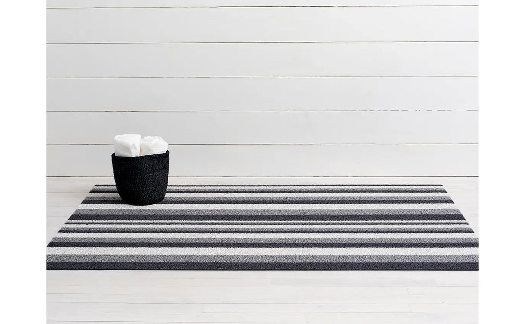 Bounce Stripe Shag Mat Area Rugs Chilewich Moonlight 18