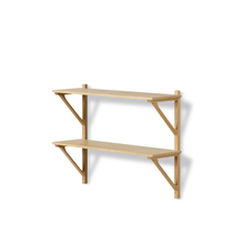 Load image into Gallery viewer, BM29 Shelf 1-Wide Hanging Shelves Fredericia Oak Lacquered 
