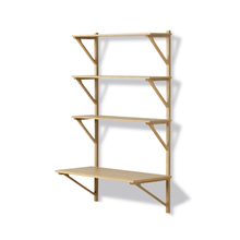 Load image into Gallery viewer, BM29 Shelf with Desk 1-Wide Shelving Fredericia 
