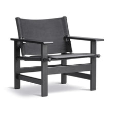 Load image into Gallery viewer, The Canvas Chair Lounge Chairs Fredericia Black Lacquered Black Canvas 

