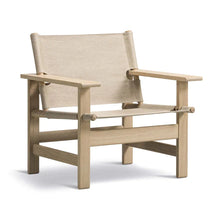 Load image into Gallery viewer, The Canvas Chair Lounge Chairs Fredericia Oak Soap Natural Canvas 
