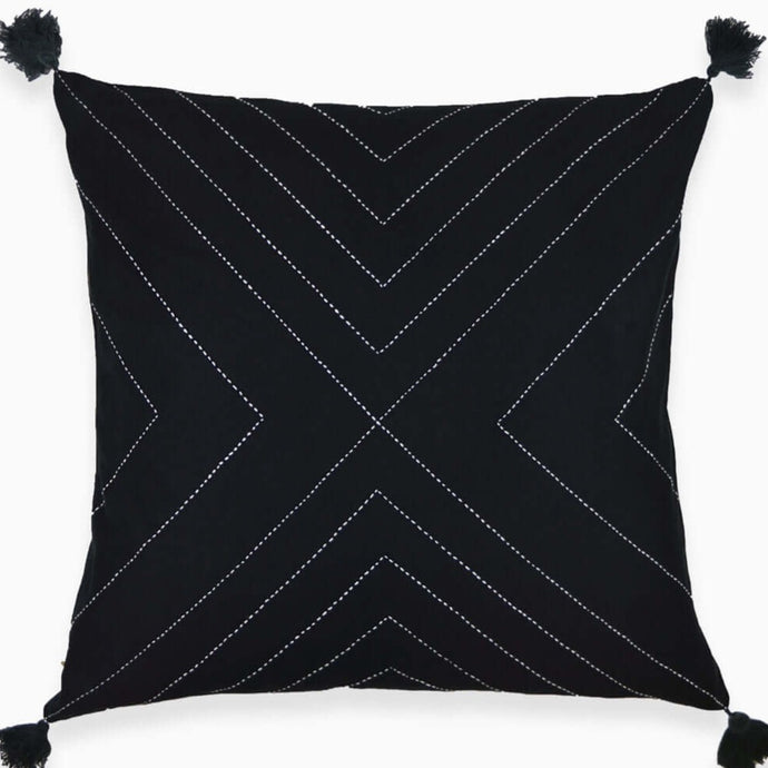 Geometric Stitch Throw Pillow Pillows Anchal Project 