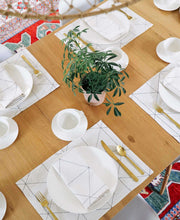 Load image into Gallery viewer, Graph Napkin Set Table Linens Anchal Project 
