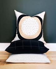 Load image into Gallery viewer, Grid-Stitch Throw Pillow Pillows Anchal Project 
