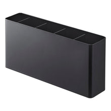 Load image into Gallery viewer, Tower Utensil &amp; Thin Cutting Board Holder - Steel Utensil Holder Yamazaki Home Black 
