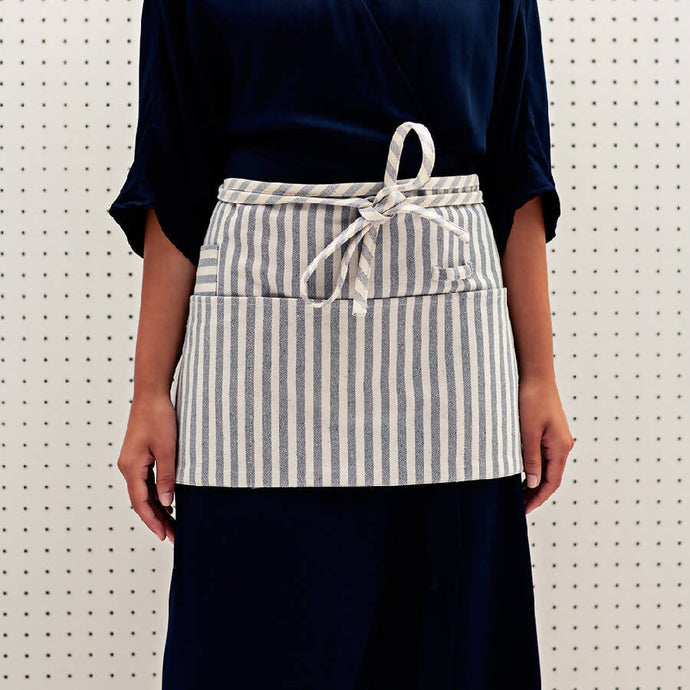 Striped Waist Apron Aprons Powered by People 