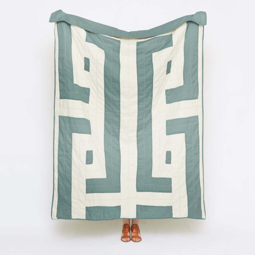 Interlock Quilt Throw Quilts Anchal Project 