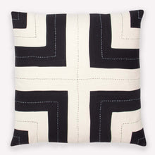 Load image into Gallery viewer, Interlock Throw Pillow Pillows Anchal Project Charcoal 
