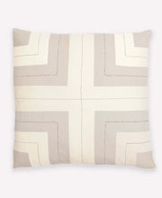 Load image into Gallery viewer, Interlock Throw Pillow Pillows Anchal Project Oxford Tan 
