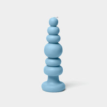 Load image into Gallery viewer, Spindle Candle, Knubby Novelty Candles 54 Celsius Blue 
