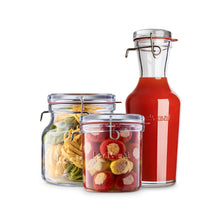 Load image into Gallery viewer, Lock-Eat 3pc Set Food Containers Luigi Bormioli 
