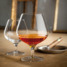 Load image into Gallery viewer, Michelangelo Cognac 13.25oz, Set of 4 Cocktail Glasses Luigi Bormioli 
