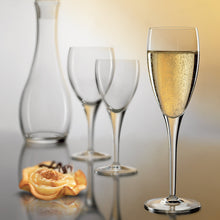 Load image into Gallery viewer, Michelangelo Champagne 6.75oz, Set of 4 Flutes Luigi Bormioli 
