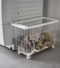 Load image into Gallery viewer, Tower Rolling Wire Basket (14.8&quot; H) - Steel Laundry Baskets Yamazaki Home 
