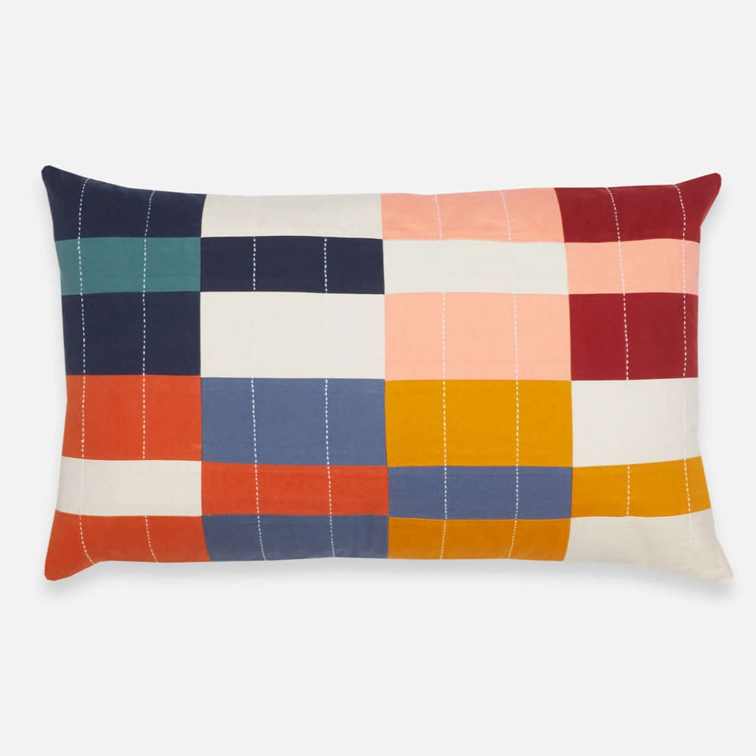 Multi-Check Lumbar Pillow Pillows Anchal Project 