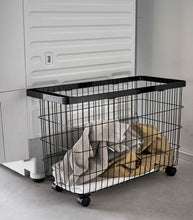 Load image into Gallery viewer, Tower Rolling Wire Basket (14.8&quot; H) - Steel Laundry Baskets Yamazaki Home 
