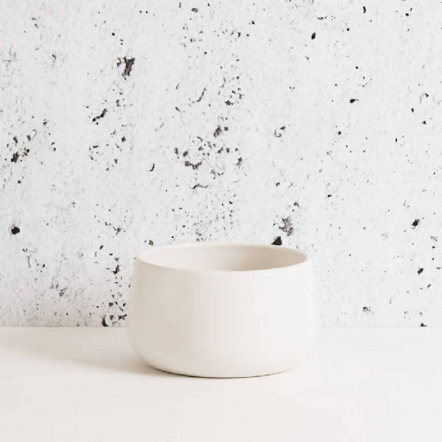 Stoneware Serving Bowl | Ewa 68 Oz Serving Bowls Powered by People Matte White 