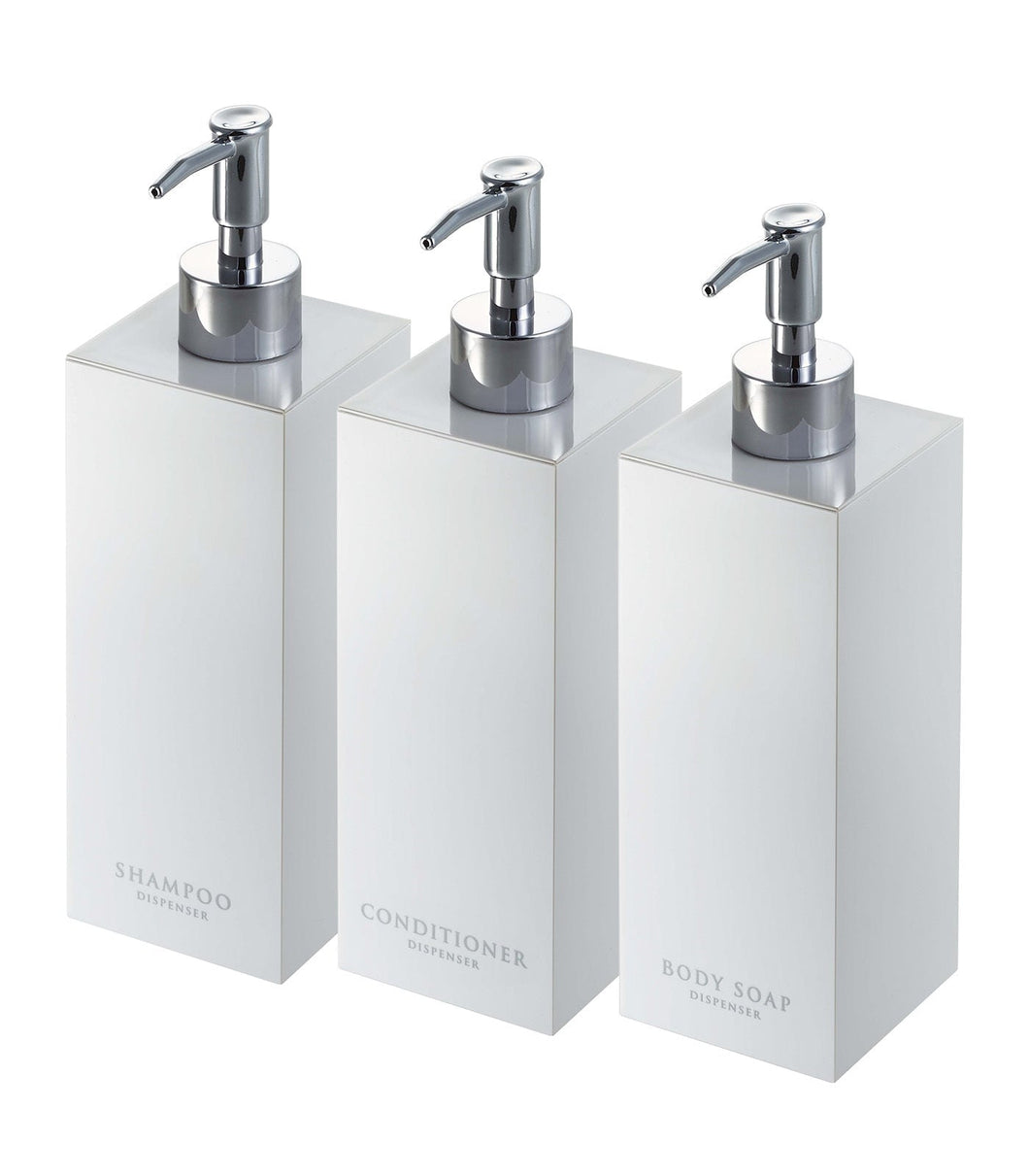 Other Square Dispenser Bundle - Shampoo, Conditioner, and Body Soap Soap Dispensers Yamazaki Home 