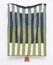 Load image into Gallery viewer, Offset Stripe Quilt Throw Quilts Anchal Project 
