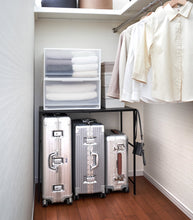 Load image into Gallery viewer, Tower Expandable Suitcase Rack - Steel Closet Organizer Yamazaki Home 
