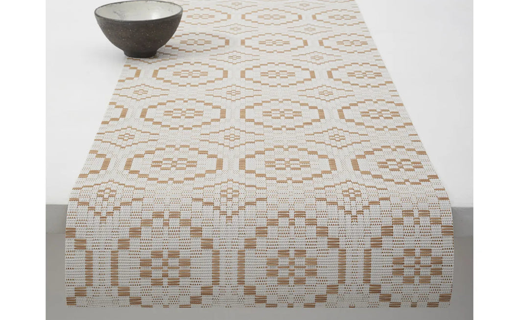 Overshot Table Runner Table Runners Chilewich Butterscotch 