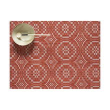 Load image into Gallery viewer, Overshot Placemat Placemats Chilewich Paprika 
